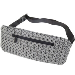 Unused Issey Miyake Bao BB42AG141 Cotton Gray Waist Bag 1332ISSEY MIYAKE
